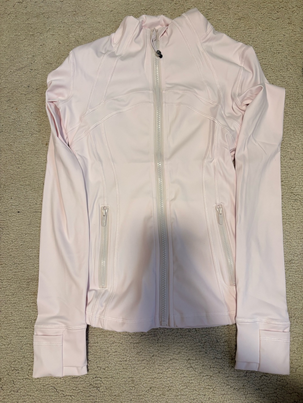 lululemon athletica Light Pink Full-Zip Jacket